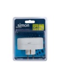 Adaptador schuko 2 tomas 16a frontales - Suinplas