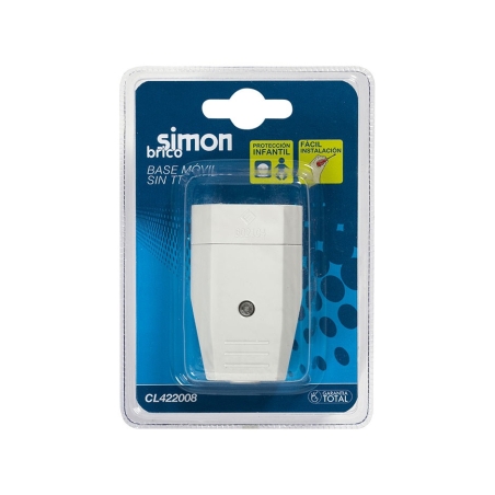 Base movil 10a 250v blanco - Suinplas