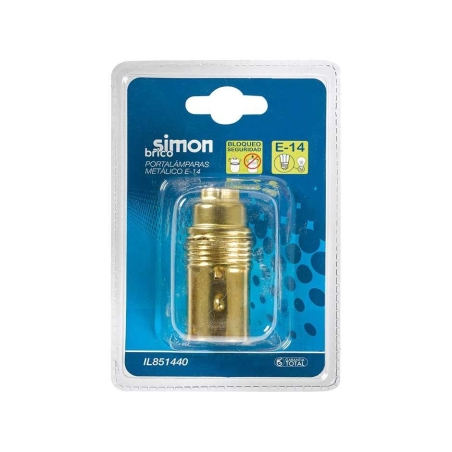 Portalamparas metal e-14 ref. 851440  - Suinplas