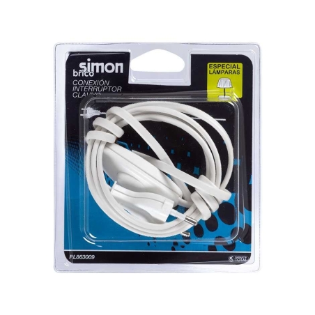 Conexion con interruptor blanco de 1,5m - Suinplas