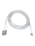 Cable cargador lighting iphone usb a blanco 1 metro - Sui...