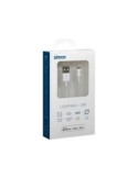 Cable cargador lighting iphone usb a blanco 1 metro - Sui...