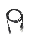 Cable adaptador usb 2.0 a micro usb negro 1 metro   -...