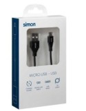 Cable adaptador usb 2.0 a micro usb negro 1 metro   -...