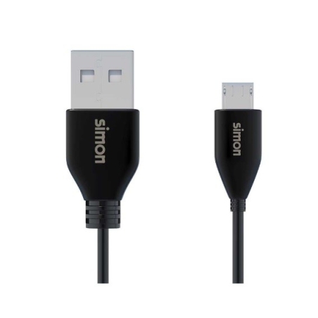 Cable adaptador usb 2.0 a micro usb negro 1 metro   -...