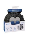 Prolongador  de pared  2 tomas  10m ip 44 - Suinplas