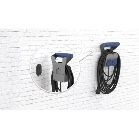 Prolongador  de pared  2 tomas  10m ip 44 - Suinplas