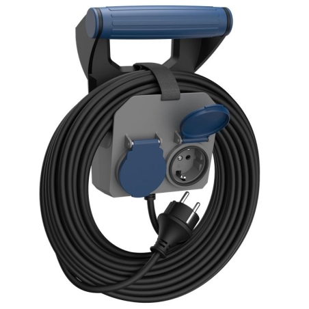 Prolongador  de pared  2 tomas  10m ip 44 - Suinplas