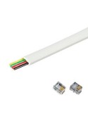 Cable telefono plano 4 hilos  ml  - Suinplas