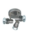 Plafon 3 focos lune 7 cromo mate - Suinplas