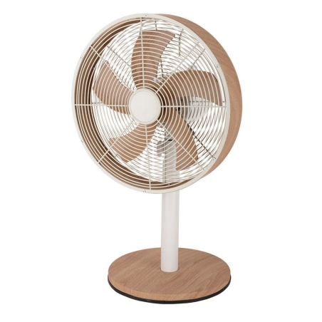 Ventilador de sobremesa  alcañiz  blanco /haya - Suinplas