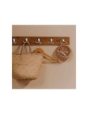 Percha colgador doble aluminio 50x47mm niquel - Suinplas