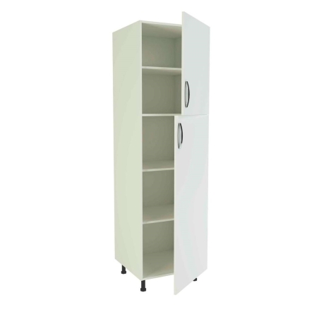 Mueble kit cocina completo blanco columna de 213x60x60 -...
