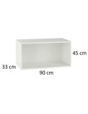 Mueble kit cocina blanco abatible alto de 45x90 f33 - Sui...