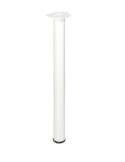 Pata regulable redonda blanca 70-73 cm - Suinplas