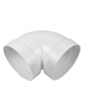 Codo redondo evacion  humos   90 º  diametro 100mm - Suin...
