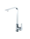Grifo fregadero monomando caño plano cromo - Suinplas