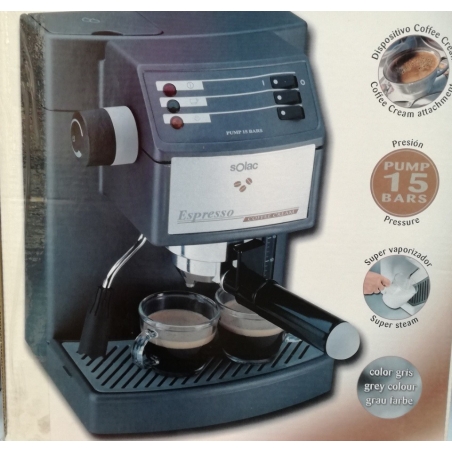 Cafetera expresso solac c307a2     - Suinplas