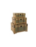 Baul alamo canvas verde grande     - Suinplas