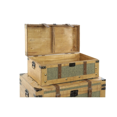 Baul alamo canvas verde mediano      - Suinplas