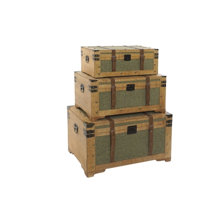 Baul alamo canvas verde mediano      - Suinplas