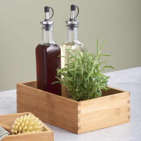 Caja organizar bambu 23x15xh7 cm - Suinplas