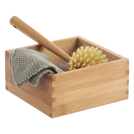 Caja organizar  bambu 15x15xh7 cm - Suinplas