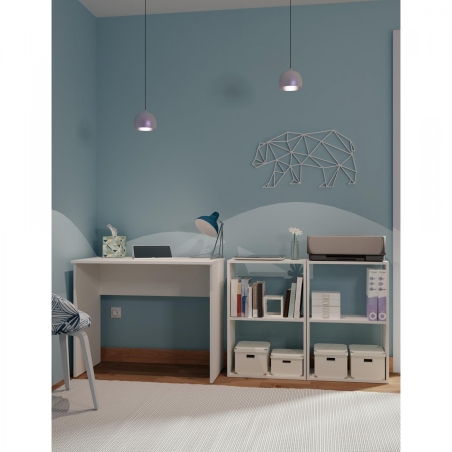Estanteria melamina  tibet blanco  75x50x24,5 - Suinplas