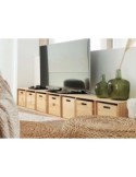 Estanteria modular 5 cubos dinamic  sin barnizar - Suinplas