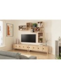 Estanteria modular 5 cubos dinamic  sin barnizar - Suinplas