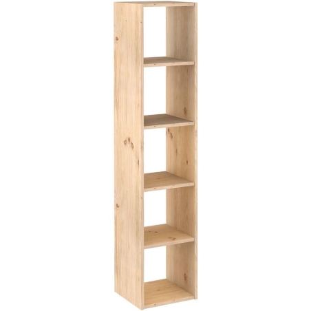 Estanteria modular 5 cubos dinamic  sin barnizar - Suinplas