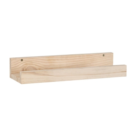 Estante mural madera maciza 40cm - Suinplas