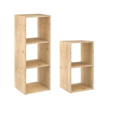 Estanteria 2 cubos de pino serie dinamic varias medidas -...