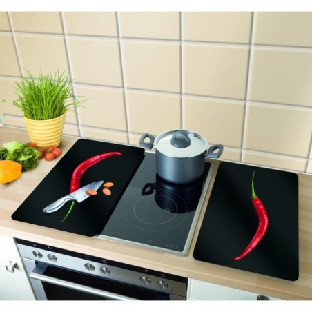 Placas cobertoras cocina pimiento - Suinplas