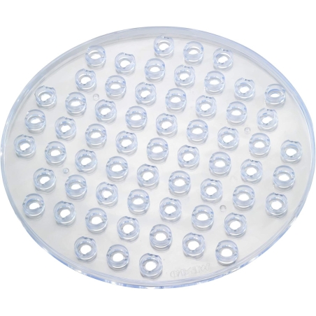 Esterilla para fregadero cristal redondo 31cm transparent...
