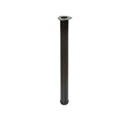 Pata regulable redonda negra 70-73 cm - Suinplas