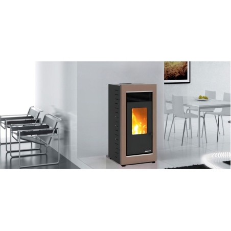Estufa de pellet wien s plus bronce - Suinplas