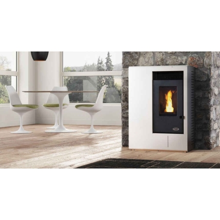 Estufa de pellet wels  blanco - Suinplas