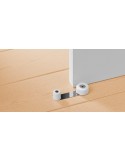 Tope retenedor puerta metal giratorio  marron - Suinplas