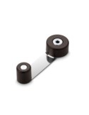 Tope retenedor puerta metal giratorio  marron - Suinplas