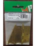 Bisagra latonada 60 x 50 mm 2ud - Suinplas
