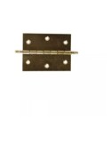 Bisagra latonada 80x60 mm 2 ud - Suinplas