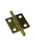 Bisagra latonada 80x60 mm 2 ud - Suinplas