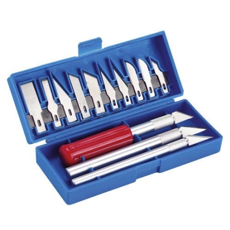 Juego cuhillos tallar  16 piezas - Suinplas