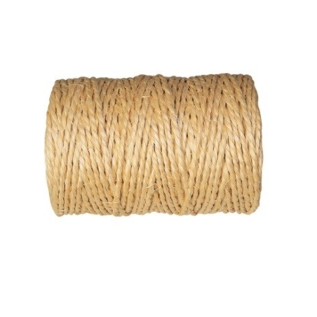 Bobina sisal 2 cabos fibra natural   120 gr - Suinplas