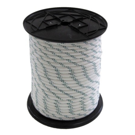 Cuerda driza blanco verde 10mm metro lineal - Suinplas