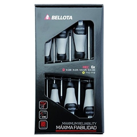 Juego 6 destornilladores mecánico 66292-mec - Suinplas