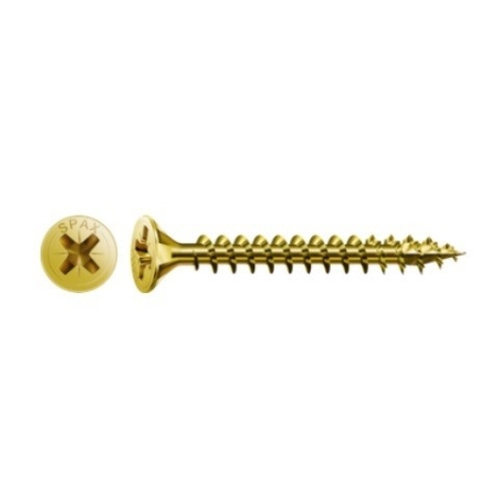 Tornillo spax cabeza plana bricomatado 3x12 m 100 pzs. -...
