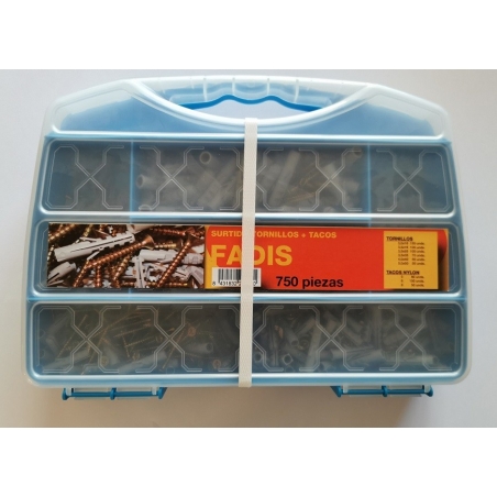 Tornillos y tacos  bricomatado surtido 515pcs - Suinplas