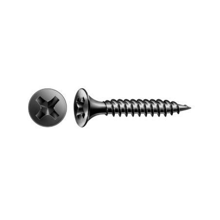 Tornillo de montaje pladur gix negro 3,9x25 cl 200 und -...